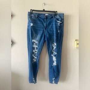 Women’s Rue + skinny distressed jeans 20